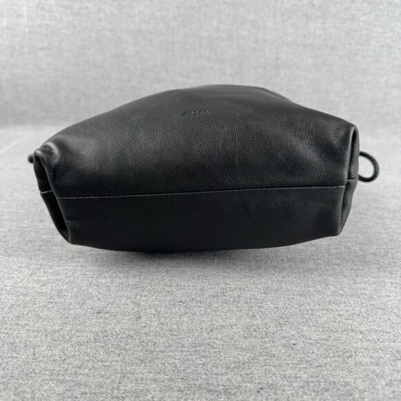 Fossil Crossbody Bag Small Black Leather Festival‎ Beachy Boho Bucket Bag - Picture 9 of 16